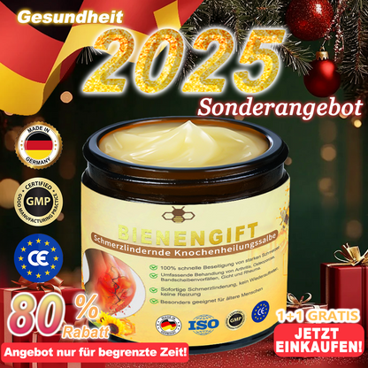 ✅ Offizieller Shop:  Bienengift-Schmerzlinderungs Knochenheilungs Creme 👨‍⚕️(BfArM) zertifiziert(Reduzierung von Gelenkschwellungen, Schmerzen, Steifheit, Rötungen, Wärme, Muskelkater und Gelenkmüdigkeit)